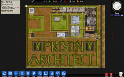 Prison Architect - Мой маленький Шоушенк. Как построить свою первую тюрьму?